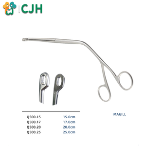 คีมจับท่อช่วยหายใจสแตนเลสทางการแพทย์คุณภาพสูง CJH สำหรับการผ่าตัดสัตว์และใช้กับสัตว์ - Product Image 4