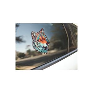 Casco de motocicleta Kurt Wolf y etiqueta adhesiva para automóvil 15x12 cm para computadora portátil y pegatinas para automóviles - Product Image 4