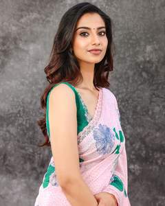 Bollywood Indian Designer Georgette Saree Exclusivo Túnica de calidad premium Último diseño sexy Indian Boutique Ropa Premium - Product Image 4