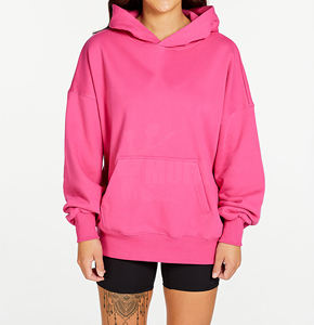 <b>Men's</b> Winter 100% Cotton Pullover <b>Hoodie</b> with Pocket Solid Pattern <b>Plain</b> Dyed Plus Size OEM Service Available - Product Image 1