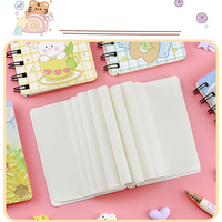 Mini carnet à spirale A7, bloc-notes de poche, journal d'écriture professionnel, papier vierge, petit agenda compact, notes quotidiennes de bureau