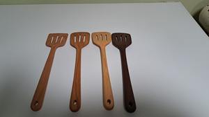 Mini cuillère en bois de hêtre pour enfants, 13 cm, qualité alimentaire, moderne, luxueuse, jetable, écologique, recyclable, pour confiture, miel, fête - Product Image 2
