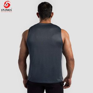 Custom Men Tank Top Casual Sleeveless Sports <b>Vest</b> Lightweight Summer Gym Wear Quick Dry OEM Service Wholesale Price - Product Image 3