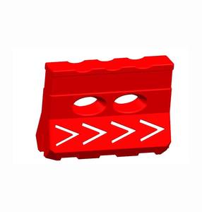 Barrera de soplado de tráfico M65 de impacto de grado de Ingeniero reflectante llena de agua de plástico de alta calidad para una seguridad vial mejorada - Product Image 4