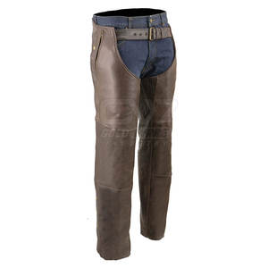 Hot <b>Sale</b> Leather Motorbike Full Chaps Professional Leather Made Motorbike Chap <b>For</b> Men's - Product Image 1
