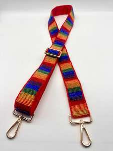 Porte-clés coeur perlé fait main arc-en-ciel coloré sac breloque amour porte-clés sac à main pendentif cadeau pour femmes filles accessoire personnalisé - Product Image 2