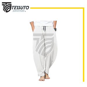 กางเกงผู้ชายวินเทจไซส์พิเศษ2025ผ้าแคนวาสถักเบาเอวสูงแห้งเร็วสไตล์ซัก - Product Image 1