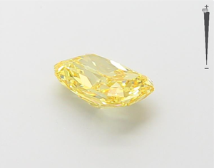 Aniva Jewels IGI Certified Lab Grown Loose Diamonds VS VVS Rectangular Cut in Fancy Yellow Color Certificat inclus - Product Image 5