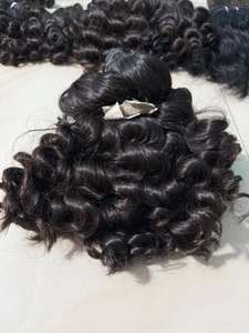 Extensions de Cheveux Boucle Baby Curly 100% Cheveux Indiens de Temple, Tissage Mèche de Cheveux Humains Non Traités à Cuticules Alignées - Product Image 3