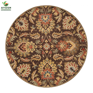 Tapis en laine minimalistes de luxe, tapis en laine faits à la main pour le salon, la chambre à coucher et le couloir - Product Image 2