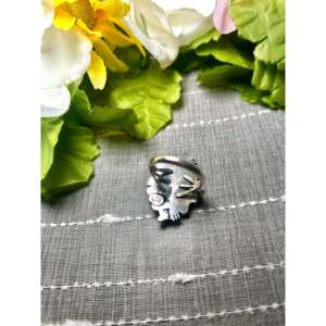 Daniel Benally Fine Jewelry Kingman Turquoise & Sterling <b>Silver</b> <b>Statement</b> <b>Ring</b> Bezel Setting Size 9.25 Everyday Wear - Product Image 4
