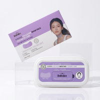 Masque facial et pour le cou en hydrogel au collagène et à l'hyaluronate de sodium LOLOSKINNY, soin en patch, fabrication coréenne, série de soins de la peau pour la beauté à domicile