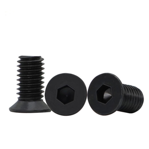 Tornillo de cabeza hexagonal pequeña avellanada negra Grado 10.9 M2 M3 M4 M5 M6, tornillo plano no estándar de cabeza delgada - Product Image 1