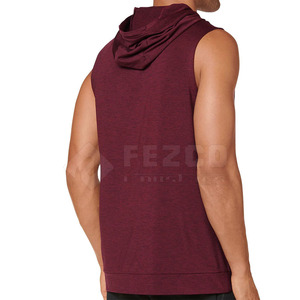 เสื้อฮู้ดแขนกุดสำหรับฤดูหนาว ผ้าระบายอากาศได้ดี คุณภาพสูง หลายสี สำหรับผู้ชาย - Product Image 3