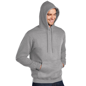 High Quality Casual Men's Pullover Hoodie Custom Logo <b>Combed</b> Cotton Long Sleeve Knitted - Product Image 4