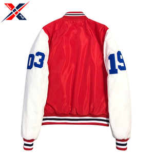 Nouveau style de veste universitaire à col montant pour hommes respirant séchage rapide patchwork gaufré en coton de soie pour l'hiver - Product Image 2