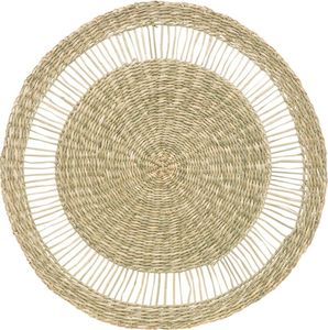 Assiette en rotin de couleur naturelle pour la décoration de la maison et de la cuisine, dessous de plat en osier, vente en gros, faible coût d'expédition - Product Image 2