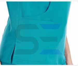 2024 Hot Sale Scrubs Uniforms <b>Fabric</b> Cotton Twill in 65% Cotton 35% Polyester Spandex Custom Color Medical Scrubs Uniforms - Product Image 4