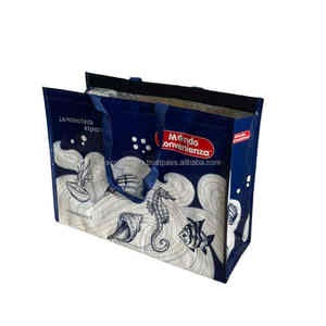 Bolsa térmica con aislamiento térmico reutilizable personalizada, no tejida de PP para acampar al aire libre, para llevar, almuerzo, compras de comestibles - Product Image 1