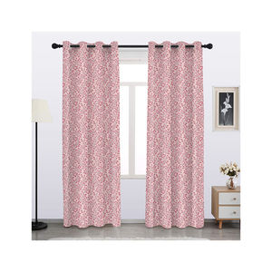 Tela de poliéster puro sostenible Patrón de pétalos pequeños Diseñador Cortinas multicolores Proveedor al por mayor - Product Image 2