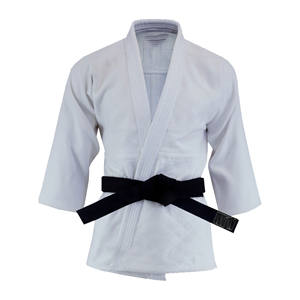 Vêtements d'arts martiaux de haute qualité avec impression de logo personnalisée, uniforme de combat de Jiu-Jitsu pour hommes, Gi de BJJ blanc fabriqué au Pakistan en vente - Product Image 3