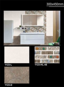 Porcelaine polie à haute brillance 300X450mm carrelage mural et de sol en céramique carrelage émaillé poli vitrifié aspect marbre - Product Image 3