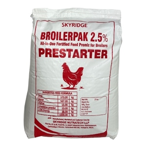 BROILERPAK 2.5% aliments pré-démarreurs pour volaille à haute teneur en protéines 25 kg suppléments d'additifs alimentaires riches en nutriments pour animaux - Product Image 1