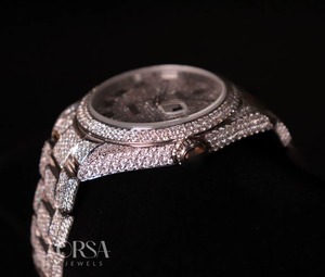 นาฬิกาเพชรโมอิสสไตล์เท่ๆสำหรับผู้ชาย - Product Image 5