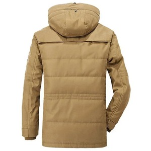 Veste en polaire d'hiver pour homme, parka décontractée, manteau thermique épais, vestes d'extérieur, veste à capuche, vêtements pour homme, grande taille - Product Image 3