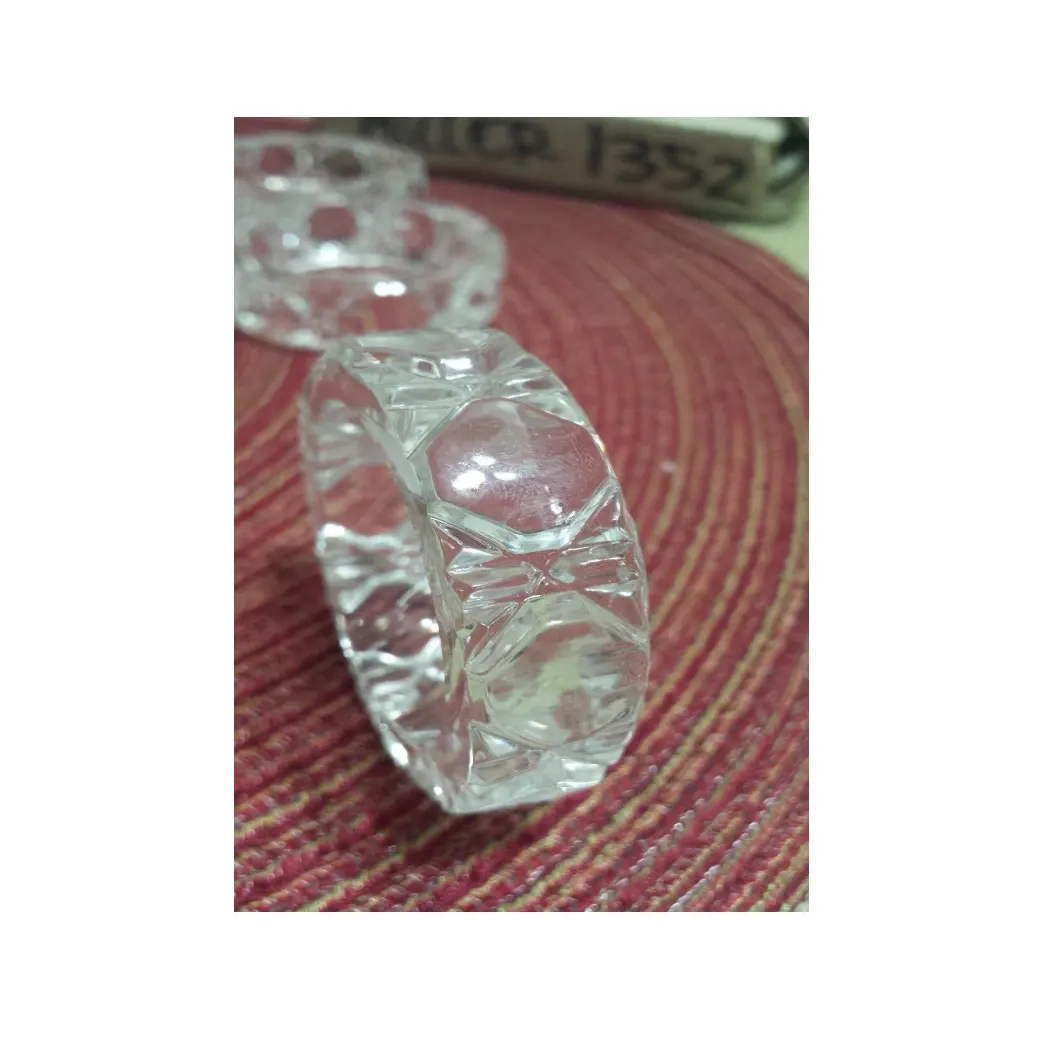 Groothandel Kerst Acryl Servet Ring Servet Voor Koninklijke Bruiloftsfeest Ware Handgemaakt Gebruik Diamant Feestartikelen