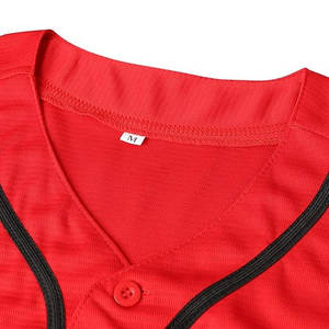 Venta al por mayor superventas personalizado nombre y número estilo Atlético transpirable poliéster béisbol camisa para Unisex béisbol - Product Image 4