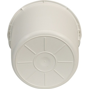 GRIPLINE L 12 White <b>Plastic</b> Construction <b>Bucket</b> - Product Image 3