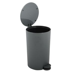 Cubo de basura con pedal Osaki de 3 litros en gris - Product Image 4