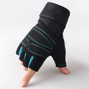 Los más vendidos guantes de gimnasio antideslizantes de medio dedo unisex logotipo personalizado guantes deportivos de entrenamiento de cuero para levantamiento de pesas Culturismo - Product Image 6