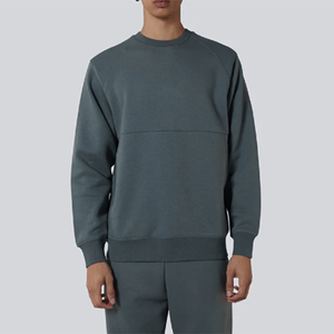 Custom Logo <b>Fleece</b> Hoodies & Sweatshirts Plain Blank Sweatshirts Round Neck Unisex Sweatpants and Hoodies For <b>Men</b> <b>Jogger</b> Set - Product Image 1