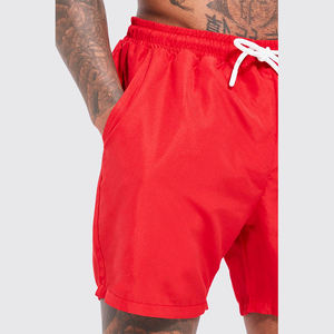 OEM 2025 Verano Ropa de playa de alta calidad Más vendidos 100% Poliéster 120 Gsm Dos bolsillos laterales Traje de baño Hombres Pantalones cortos de baño - Product Image 6