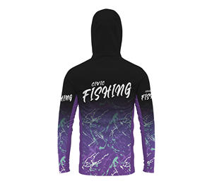 เสื้อตกปลาของผู้ชายผ้าแห้งเร็วปรับแต่งได้เสื้อผ้าปลาแบบระเหิดขนาดใหญ่พิเศษสำหรับทัวร์นาเมนต์ - Product Image 2