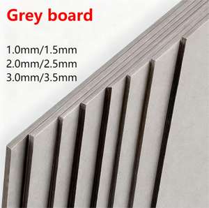 Feuilles de <span class=keywords><strong>carton</strong></span> gris de 2 mm d'épaisseur, <span class=keywords><strong>carton</strong></span> gris de 2,5 mm d'épaisseur, utilisé pour la couverture de livre, la boîte cadeau, les dossiers, la boîte aux lettres, la <span class=keywords><strong>plaque</strong></span> de base - Product Image 3