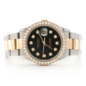 Reloj de Pulsera de Cuarzo de Acero Inoxidable para Hombre, Estilo Urbano de Lujo, con Esfera de Cristal y Diamantes Moissanite VVS Personalizados - Product Image 1