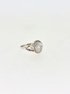 ของเก่าโบราณ925จริงเงินสเตอร์ลิงงานแต่งงานปาร์ตี้พลอยพลอยธรรมชาติทรงรีทรงตัดพลอยเทียมกรอบการตั้งค่าสำหรับทุกเพศ - Product Image 2