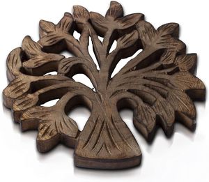 Salvamanteles de madera hechos a mano para platos calientes, platos y ollas, almohadilla caliente para cocina y mesa de comedor, decoración, utensilios de cocina resistentes al calor - Product Image 3