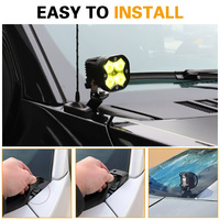 Staffe di Montaggio per Luci LED a Cubo sul Cofano per F150 Raptor 2017-2023 e F-150 2015-2023