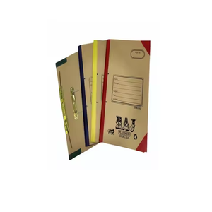 Bán Buôn Tùy Chỉnh Thiết Kế Hộp Chất Kết Dính Linen Vòng Chất Kết Dính Thư Mục Với Các Tông Chất Liệu Và Thanh Lịch Màu Vàng Clip - Product Image 2