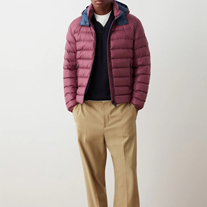 Men's Fashion <b>Puffer</b> <b>Jacket</b> Hot Sale Long Sleeve High Street Winter Wear Plus Size Stand Collar <b>Thin</b> High Quality Products - Product Image 2