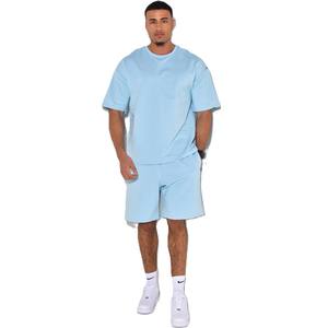 Ensemble T-shirt et short en coton pour homme au meilleur prix pour l'été, respirant, séchage rapide, style décontracté confortable - Product Image 1
