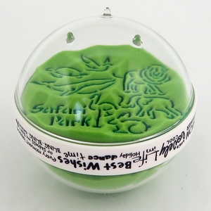 Boîte de décoration d'intérieur en cristal écologique personnalisée, sculptée, ronde, motif zèbre de safari, souvenir, cadeau unique et original pour enfants - Product Image 3