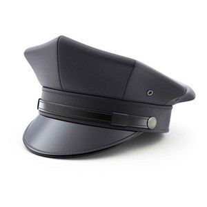 หมวก Chauffeur แบบ unisex สีกรมท่า/สีกากี ปักโลโก้ สายปรับได้ ผ้าฝ้ายผสมโพลีเอสเตอร์ ใส่ได้ทุกฤดู หมวกทรงสปอร์ต ระบายอากาศได้ดี - Product Image 1