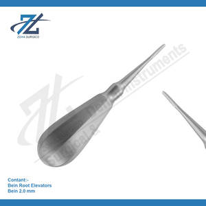 Ascenseur de racine Bein Bein 2.0mm ascenseurs d'extraction dentaire en acier inoxydable de haute qualité fabricant d'équipements de dents Pakistan - Product Image 2