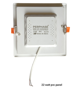 22 Wát vuông PVC Bảng điều chỉnh ánh sáng năng lượng hiệu quả chiếu sáng LED bảng điều chỉnh Kim Loại Nhà ở cho nhà sử dụng thương mại Ấn Độ - Product Image 2