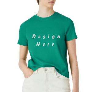 Camiseta Vintage Ecológica de Estilo Urbano Minimalista para Mujer, Diseñada para un Movimiento Relajado con Apariencia Fresca y un Toque Casual Equilibrado - Product Image 2